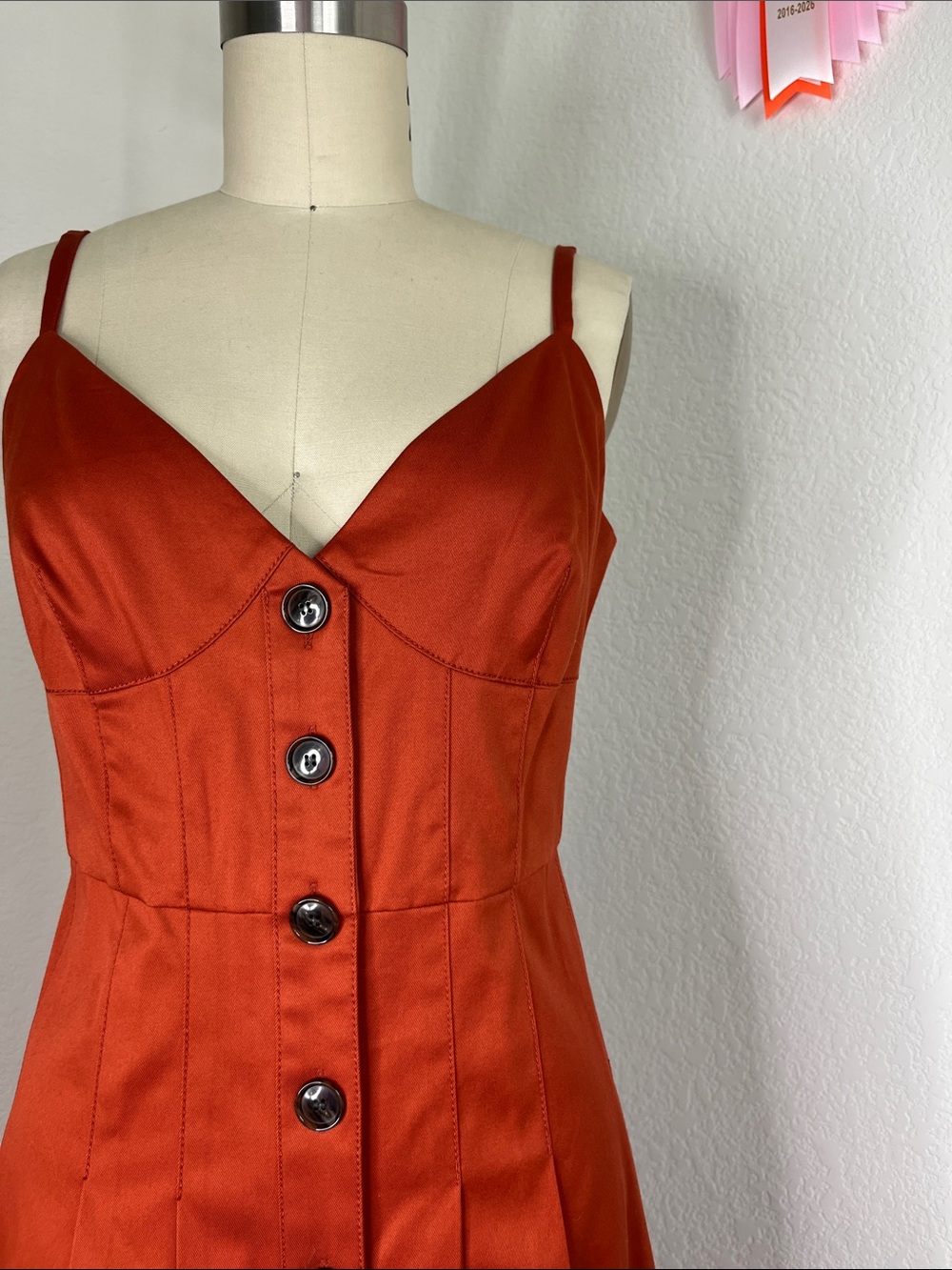 J Crew Button Front Stretch Twill Midi Dress Tailored Darted V Neck - Picture 4 of 12